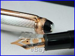 Montblanc 75th Anniversary 146 LeGrand Sterling Silver Rose Gold Fountain Pen