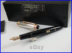Montblanc 75th Anniversary 146 LeGrand Sterling Silver Rose Gold Fountain Pen