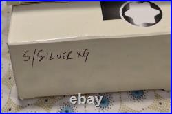 Montblanc 925 sterling silver & gold pen w pop-off top superb condition NOS VHF