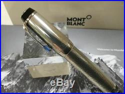 Montblanc Boheme 925 sterling silver barley pattern fountain pen 18K OBB nib