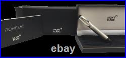 Montblanc Bohème Very Rare Sterling Silver and Sapphire Fountain Pen