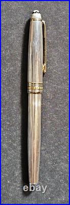 Montblanc Classic 163 Rollerball Pen SOLID 925 Sterling Silver Pinstripe Germany