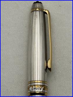 Montblanc Classic Solitaire Sterling Silver 163 Rollerball Pen-Read description