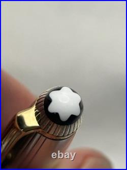 Montblanc Classic Solitaire Sterling Silver 163 Rollerball Pen-Read description