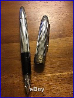 Montblanc Fountain Pen LeGrand Sterling Silver MB1468 Montblanc Serviced