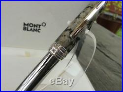 Montblanc Granite Sterling Silver Diamond Ballpoint Pen Soulmakers for 100 Years