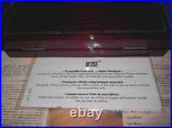 Montblanc JP MORGAN/J. P. Pierpont Fountain Pen M Sterling Silver 4810 18K New