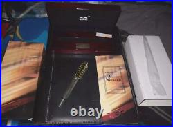 Montblanc JP MORGAN/J. P. Pierpont Fountain Pen M Sterling Silver 4810 18K New