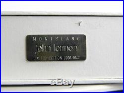 Montblanc John Lennon Solid Silver Fountain Pen Tanzanite 1940 Edition 105810