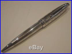 Montblanc LeGrand Diamond Solitaire Sterling Silver Barley Ballpoint Pen