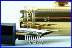 Montblanc MEISTERSTÜCK 146 LeGrand 925 Sterling SILVER Gold VERMEIL fountain pen