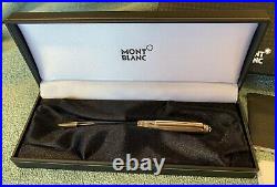 Montblanc Meisterstruck Sterling Ballpoint Pen With Box, Book, Cloth, Outer Box