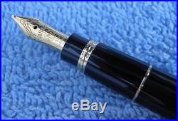 Montblanc Meisterstuck 114 Doue Mozart Sterling Silver Fountain Pen withBox