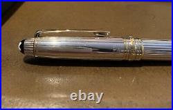Montblanc Meisterstuck 114 Mozart Silver Solitaire Ballpoint Pen Box CD Papers