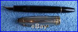 Montblanc Meisterstuck 146 LeGrand Sterling Silver Fountain Pen withBox Solitaire
