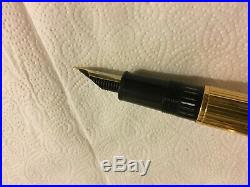 Montblanc Meisterstuck 146 LeGrand Sterling Vermeil 18K Nib Rare Pen Near Mint