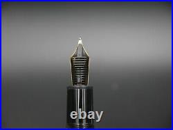 Montblanc Meisterstuck 146 Solitaire Pinstripe. 925 Sterling Silver Fountain Pen