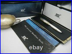 Montblanc Meisterstuck 146 Solitaire Pinstripe Sterling Silver Fountain Pen