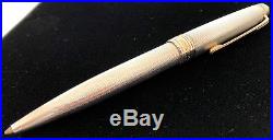 Montblanc Meisterstuck Ballpoint Pen 164S Solitaire Barley STERLING SILVER