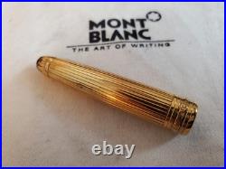 Montblanc Meisterstuck Classic 925 Sterling Silver Burgundy Rollerball Pen