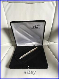 Montblanc Meisterstuck Fountain Pen 144S Solitaire Barley STERLING SILVER