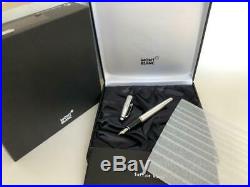 Montblanc Meisterstuck Fountain Pen 144S Solitaire Barley STERLING SILVER F Nib