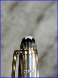 Montblanc Meisterstuck Silver 925 Stød Ballpoint Pen Germany Black METAL