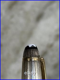 Montblanc Meisterstuck Silver 925 Stød Ballpoint Pen Germany Black METAL