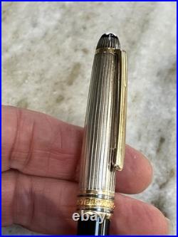 Montblanc Meisterstuck Silver 925 Stød Ballpoint Pen Germany Black METAL