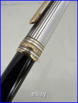 Montblanc Meisterstuck Solitaire 1641 Ballpoint Pen Sterling Silver 925