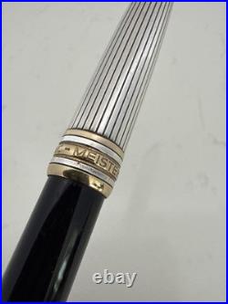 Montblanc Meisterstuck Solitaire 1641 Ballpoint Pen Sterling Silver 925