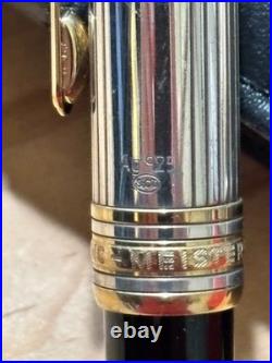 Montblanc Meisterstuck Solitaire 1641 Ballpoint Pen Sterling Silver 925