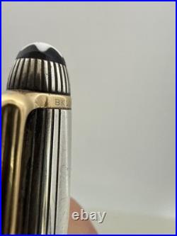 Montblanc Meisterstuck Solitaire 1641 Ballpoint Pen Sterling Silver 925