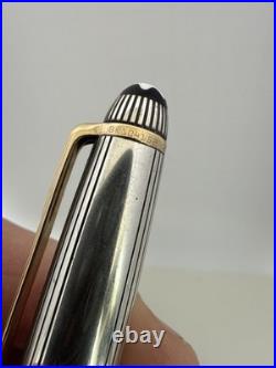 Montblanc Meisterstuck Solitaire 1641 Ballpoint Pen Sterling Silver 925