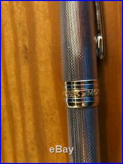 Montblanc Meisterstuck Solitaire 1646 Ball Point Pen Sterling Silver 925