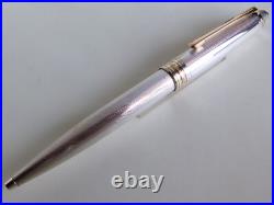 Montblanc Meisterstuck Solitaire 1646 Sterling Silver 925 Barley Ballpoint Pen