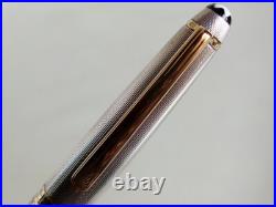 Montblanc Meisterstuck Solitaire 1646 Sterling Silver 925 Barley Ballpoint Pen