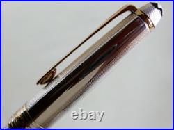 Montblanc Meisterstuck Solitaire 1646 Sterling Silver 925 Barley Ballpoint Pen