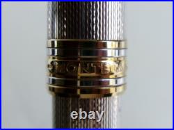 Montblanc Meisterstuck Solitaire 1646 Sterling Silver 925 Barley Ballpoint Pen