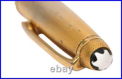 Montblanc Meisterstuck Solitaire 164V Vermeil Barley Ballpoint Pen Solid 925