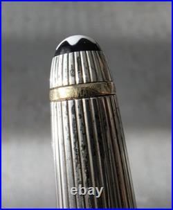 Montblanc Meisterstuck Solitaire 925 Sterling Pinstripe Ballpoint Pen Engraved