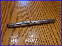 Montblanc Meisterstück Solitaire Classique Sterling 925 Pinstripe Rollerball Pen