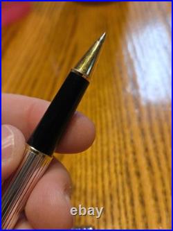 Montblanc Meisterstück Solitaire Classique Sterling 925 Pinstripe Rollerball Pen