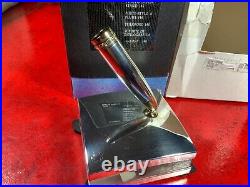 Montblanc Meisterstuck Solitaire Desk Fountain Pen Stand Sterling Silver 146