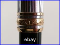 Montblanc Meisterstuck Solitaire Doue 1441 Fountain Pen Sterling Silver Cap Name