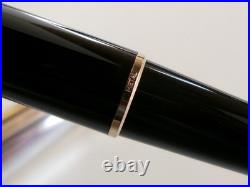 Montblanc Meisterstuck Solitaire Doue 1441 Fountain Pen Sterling Silver Cap Name