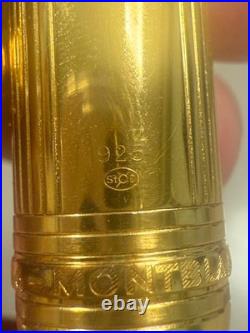 Montblanc Meisterstück Solitaire Doué 1462 Bordeaux Vermeil Fountain Pen M