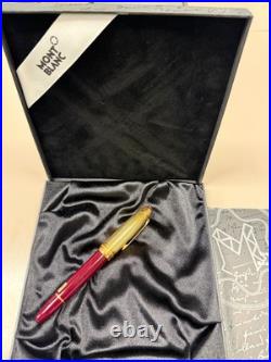 Montblanc Meisterstück Solitaire Doué 1462 Bordeaux Vermeil Fountain Pen M