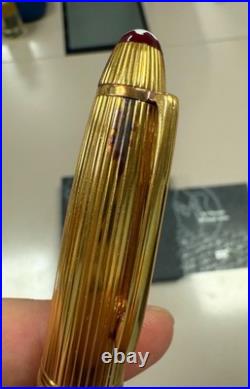 Montblanc Meisterstück Solitaire Doué 1462 Bordeaux Vermeil Fountain Pen M