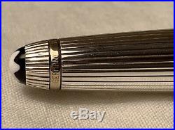 Montblanc Meisterstuck Solitaire Doue Sterling Silver 925 Ballpoint #BN1532890